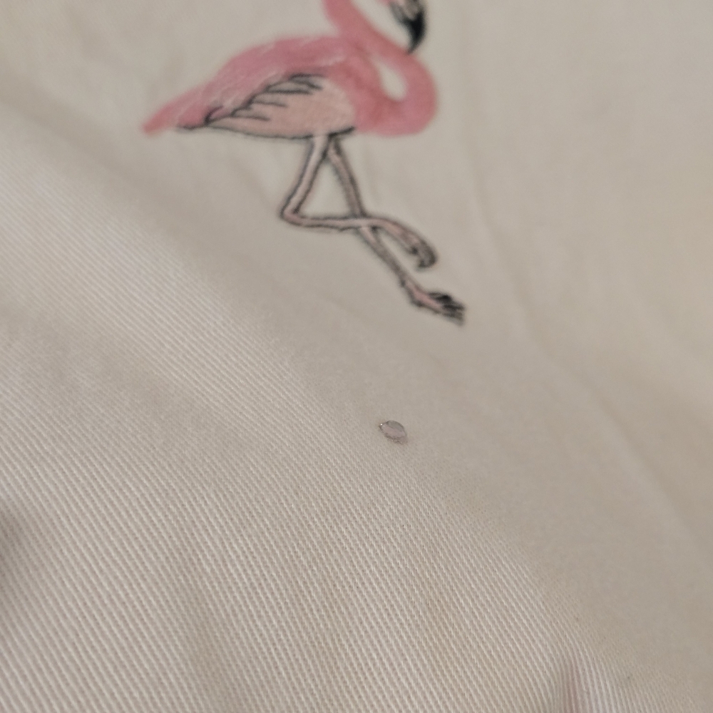 Pink Flamingo and Rhinestone Pants XL - Picture 5 of 15